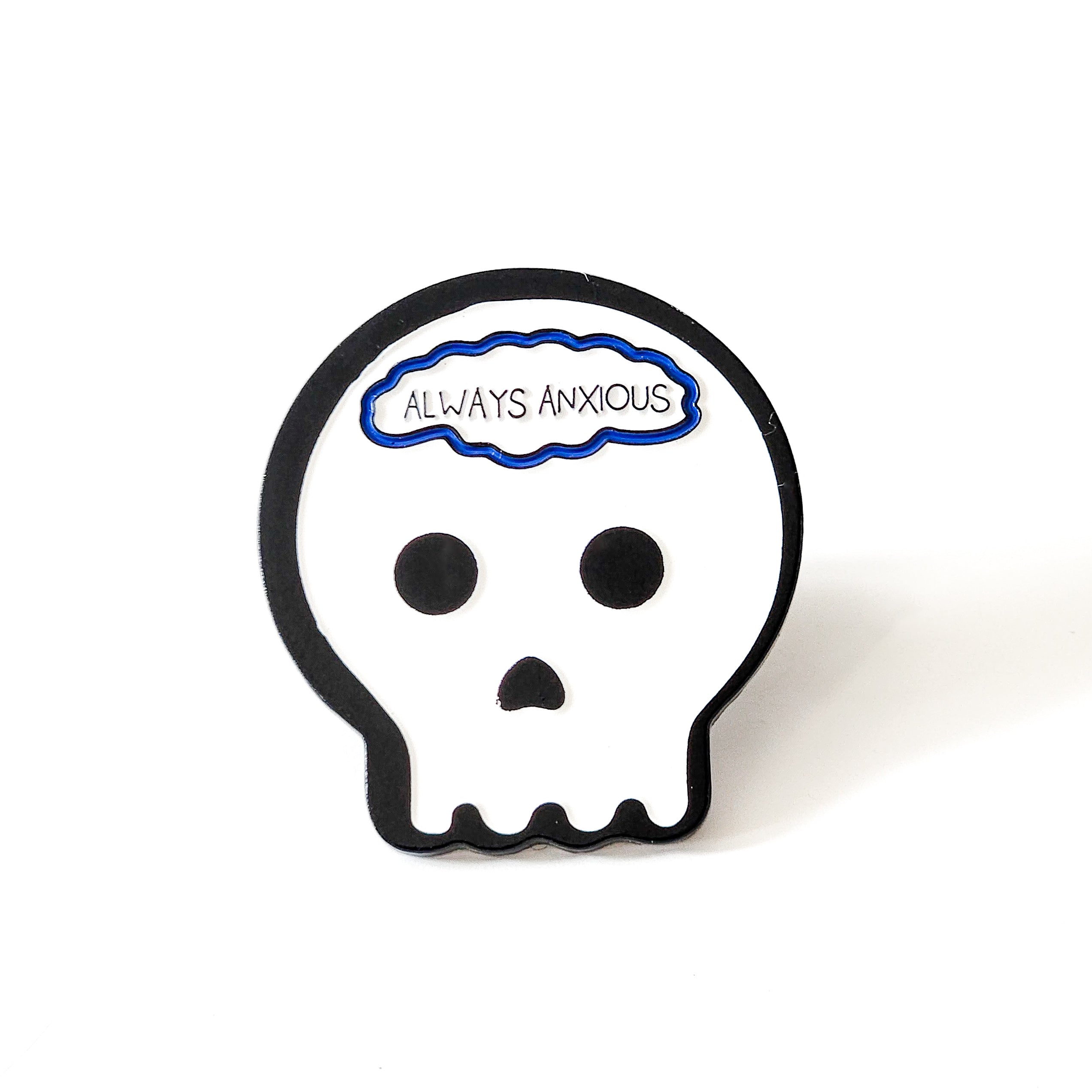 Always anxious enamel pin – SHEWOLF