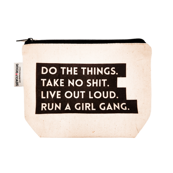 Girl gang makeup pouch