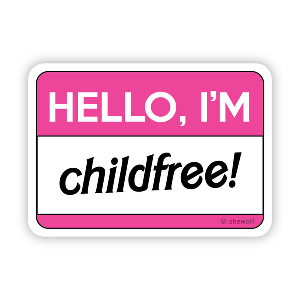 Childfree sticker
