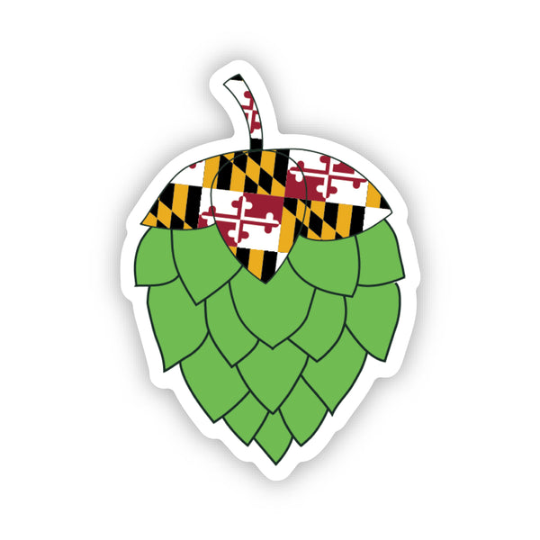 MD beer hop sticker