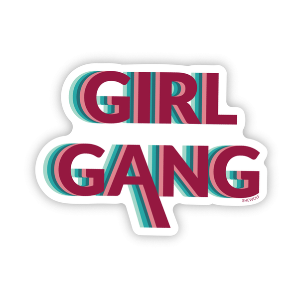 Girl gang sticker