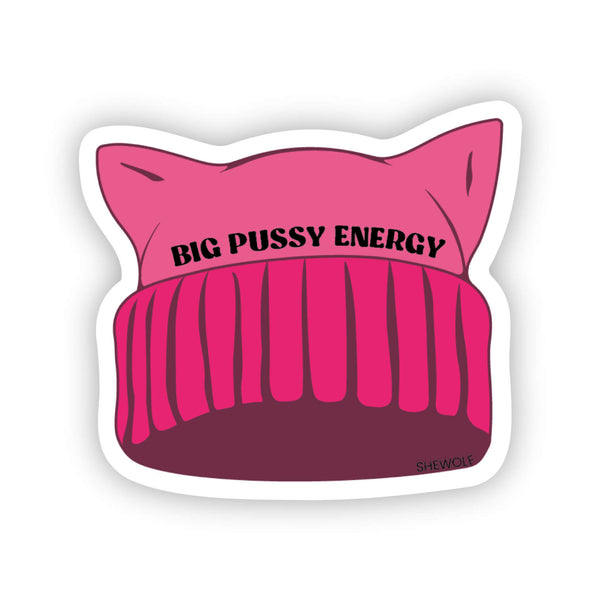 Pussy hat sticker